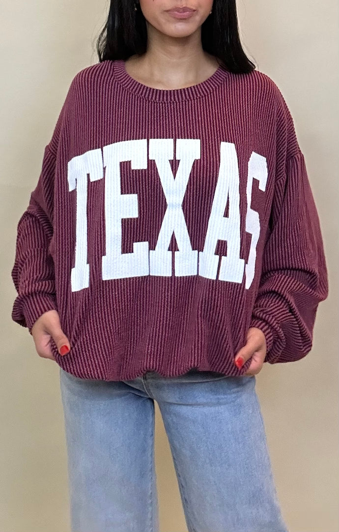 BucketList Wine "Texas" Sweatshirt