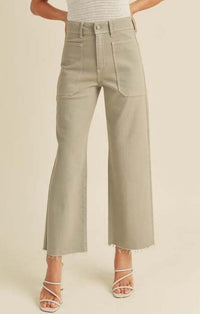 Just Black Eucalyptus Utility Wide Leg Denim