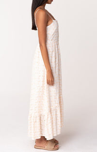 Lovestitch White Eyelet Spaghetti Strap Maxi Dress