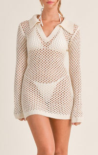 Mable Cream Knit Dress