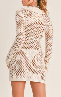 Mable Cream Knit Dress