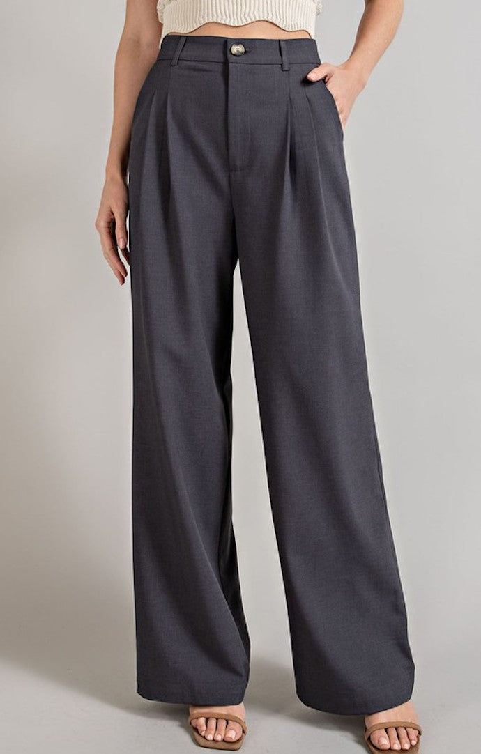 Eesome Charcoal Trouser Pants