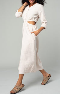 Lovestitch Stone Cutout Midi Dress