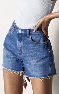 Insane Gene Dark Wash Denim Shorts