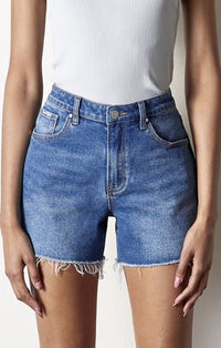 Insane Gene Dark Wash Denim Shorts