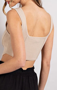 Eesome Oatmeal Square Neck Tank