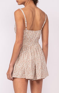 Sky to Moon Floral Short Romper