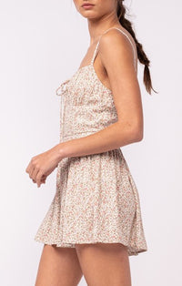 Sky to Moon Floral Short Romper