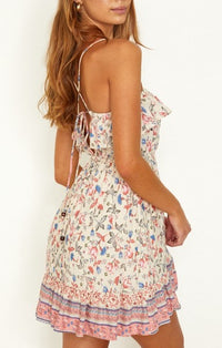 One and Only White Floral Dress