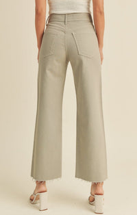 Just Black Eucalyptus Utility Wide Leg Denim