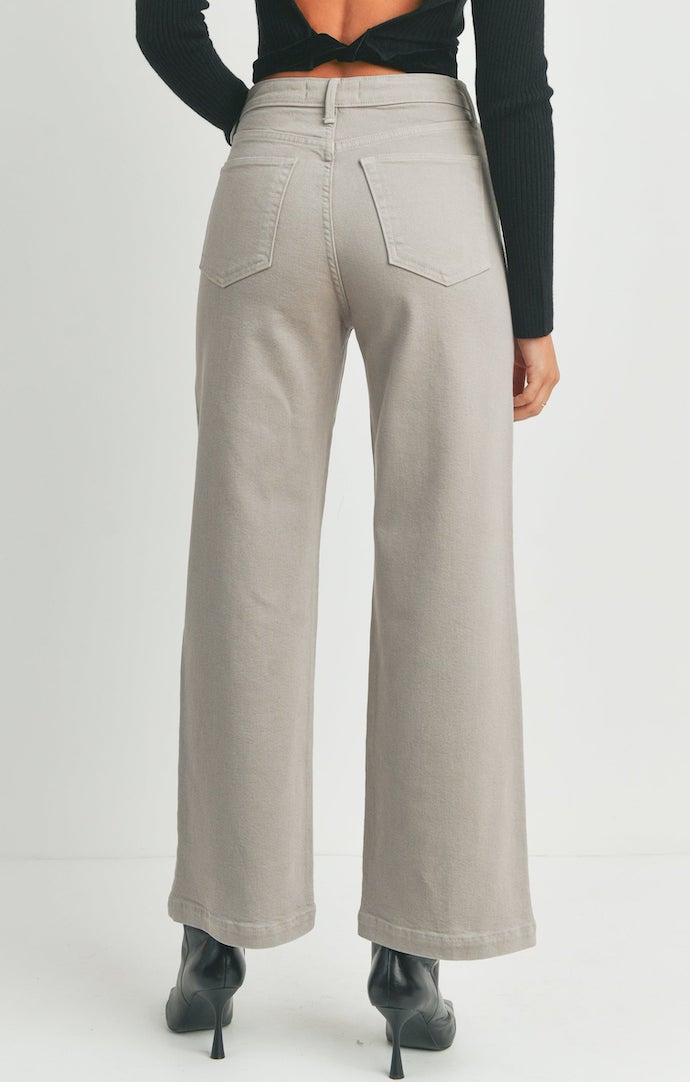JBD Moonstone Patch Pocket Wide Leg Jeans 