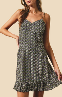 Dress Forum Midnight Tie Back Mini Dress