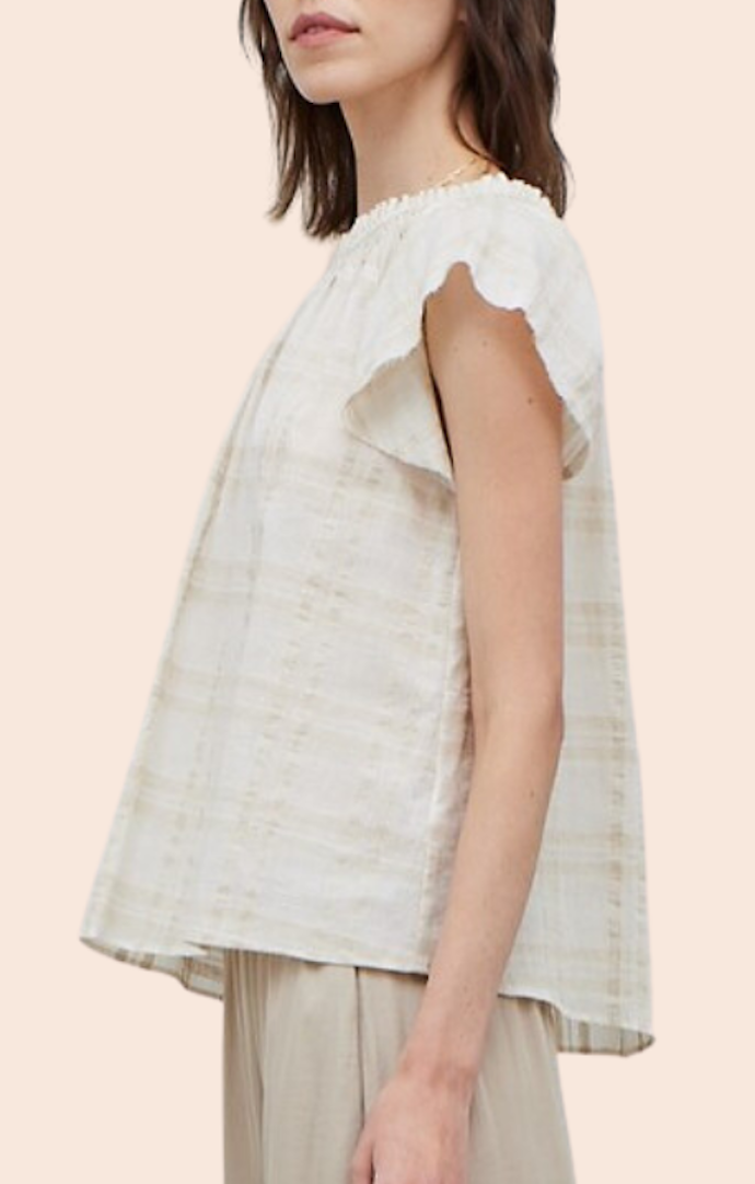 Grade & Gather Natural Flowy Top
