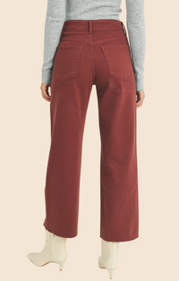 Just Black Cinnamon Utility Wide Leg Denim
