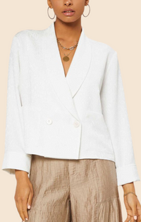 Current Air White Floral Jacket