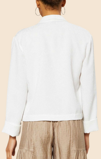 Current Air White Floral Jacket