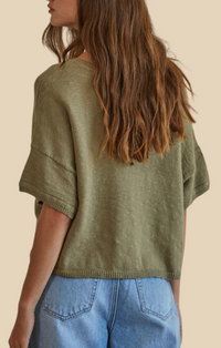 By Together Cinnamon Short Sleeve Top