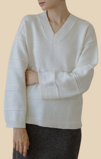 Mod Ref White Sweater 