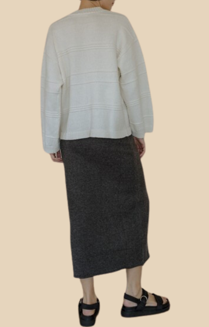 Mod Ref White Sweater 