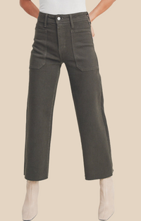 Myla Forest Green Utility Pants