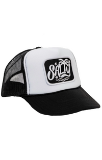 LB Black Salty Trucker Hat