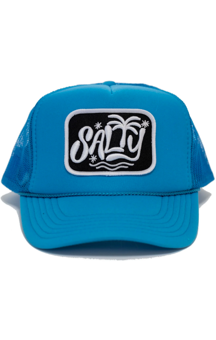 LB Neon Blue Salty Trucker Hat
