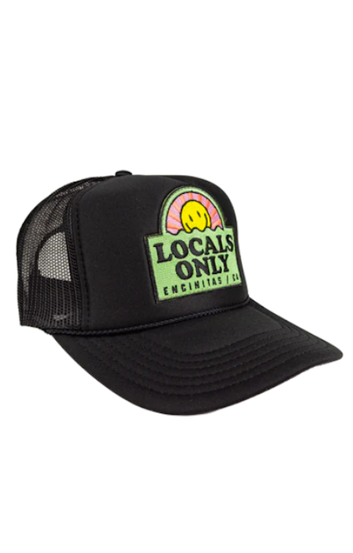 LB Black Locals Only Trucker Hat