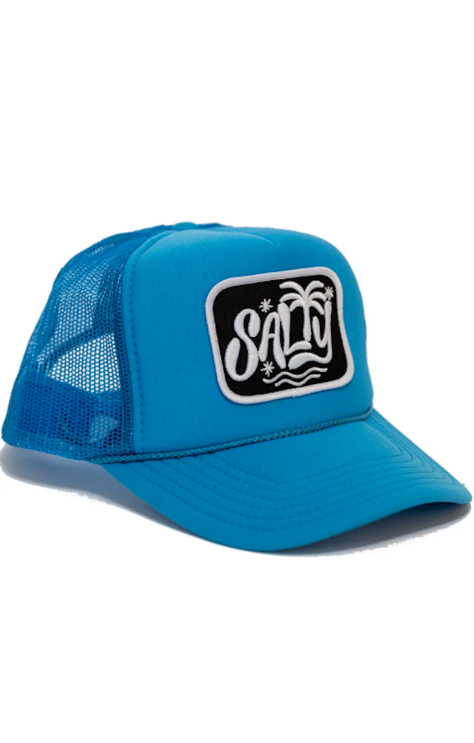LB Neon Blue Salty Trucker Hat
