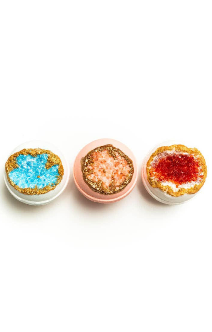 Latika Focus & Balance Geode Bath Bomb Set