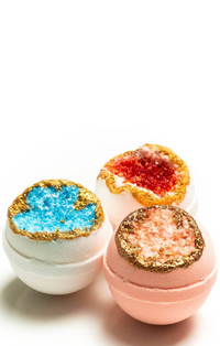 Latika Focus & Balance Geode Bath Bomb Set