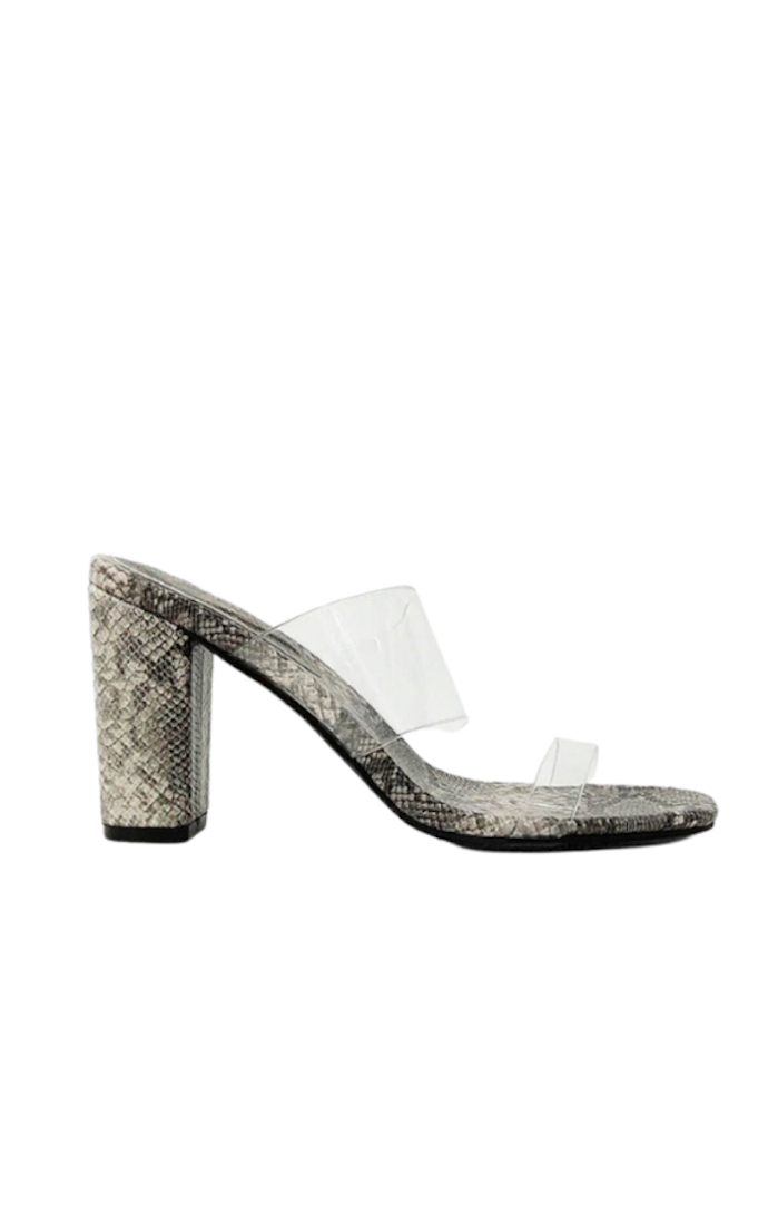 Shu Sop Gabrielle Heel In Snake Print