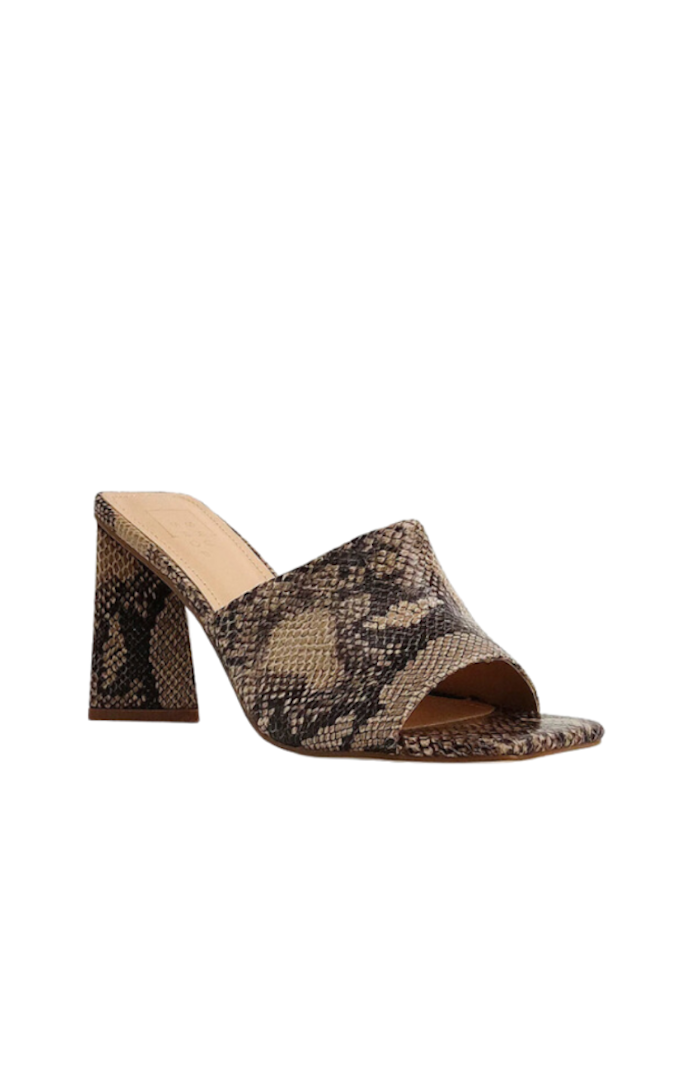 Shu Shop Felicia Heel In Snake Print