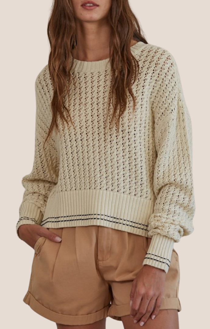 By Together Natural Knit Pullover Sweater