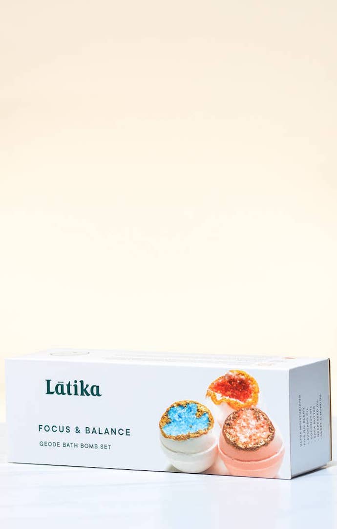 Focus & Balance Geode Bath Bomb Set