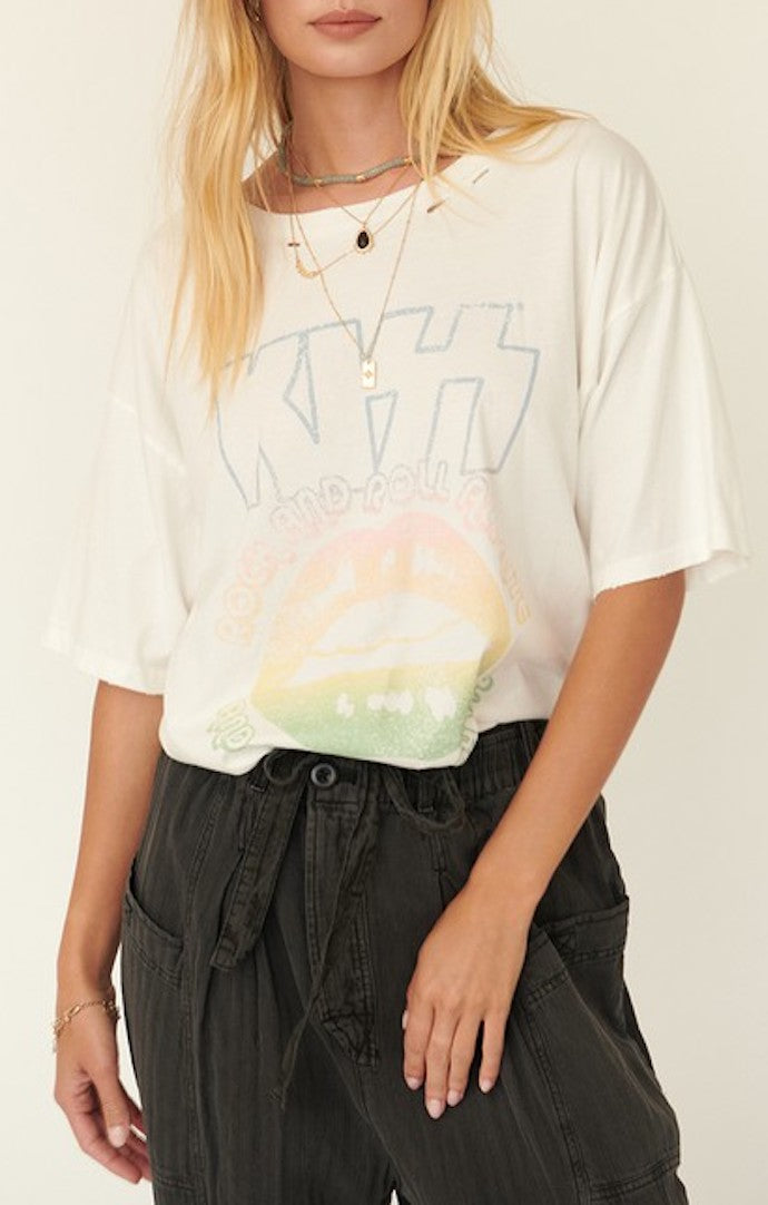 Tahlia Ivory "Kiss" Graphic Tee