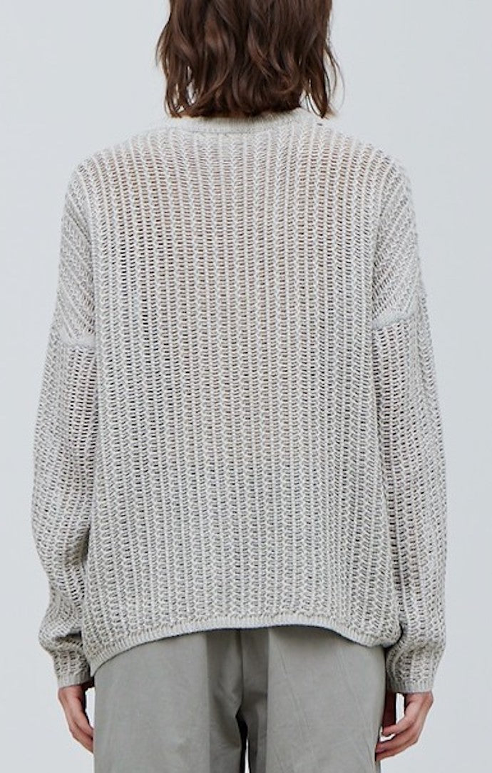Grade & Gather Fog Loose Knit Sweater