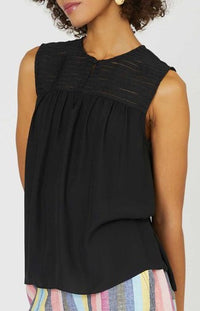 Current Air Black Sleeveless Blouse