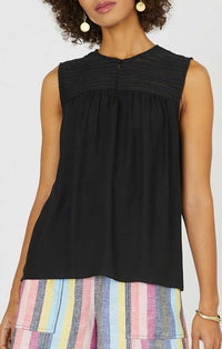 Current Air Black Sleeveless Blouse