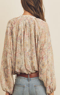 Dress Forum Ivory Multi Button Down Blouse