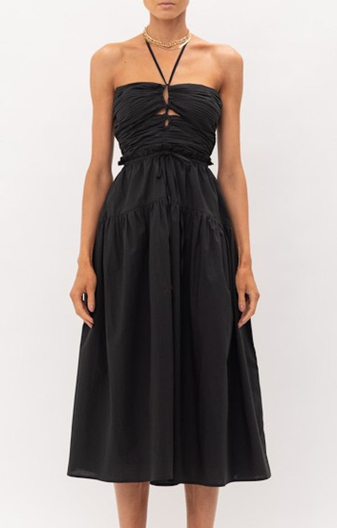 Frequency Black Cut Out Dress