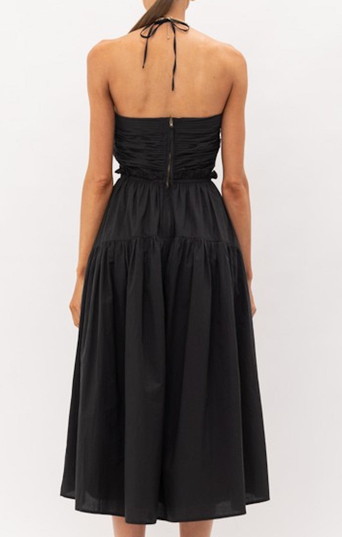 Frequency Black Cut Out Dress