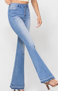 Vervet Super High Rise Flare Jeans