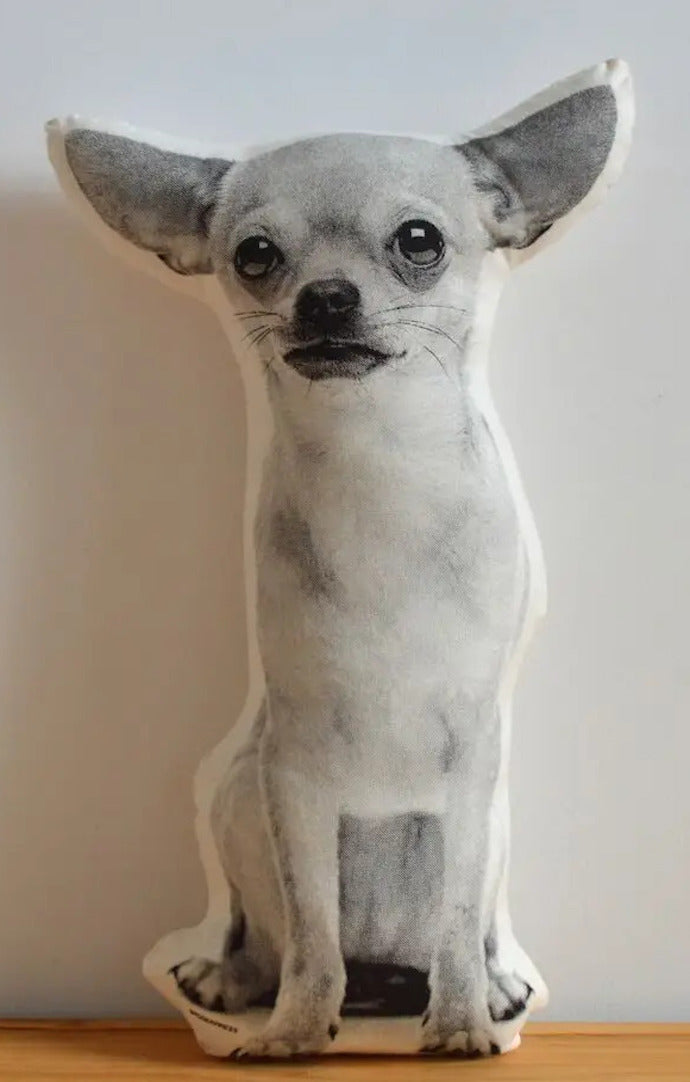 Chihuahua Silk Screened Animal Pillow