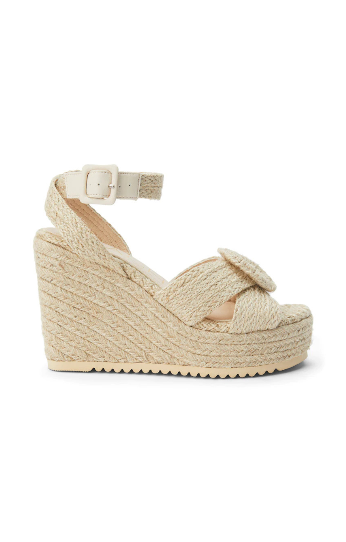 Matisse beach Kai Natural Woven Wedge Sandal