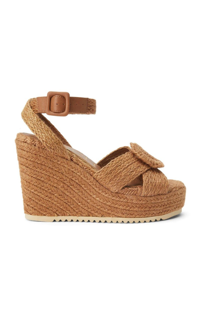 Matisse beach Kai Terracotta Woven Wedge Sandal 